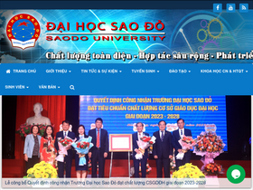 'saodo.edu.vn' screenshot