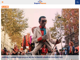 'saphirnews.com' screenshot