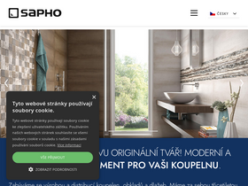 'sapho.cz' screenshot