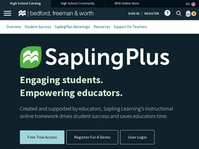 'saplinglearning.com' screenshot