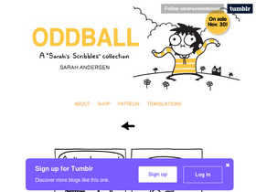 'sarahcandersen.com' screenshot