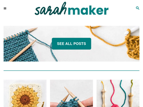 'sarahmaker.com' screenshot