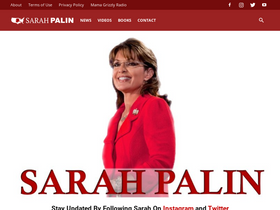 'sarahpalin.com' screenshot