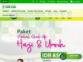 'sariasih.com' screenshot