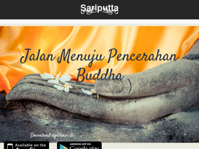 'sariputta.com' screenshot