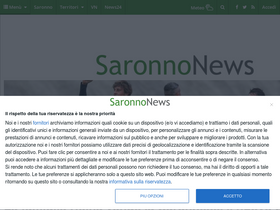 'saronnonews.it' screenshot