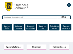 'sarpsborg.com' screenshot
