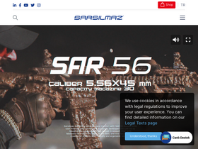 'sarsilmaz.com' screenshot