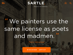 'sartle.com' screenshot
