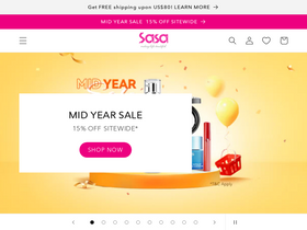 'sasa.com' screenshot