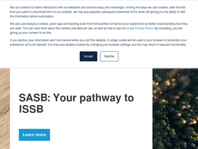 'sasb.org' screenshot