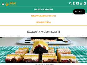 'sasina-kuhinja.com' screenshot
