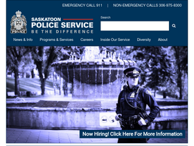 'saskatoonpolice.ca' screenshot