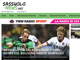 'sassuolonews.net' screenshot