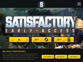 'satisfactorygame.com' screenshot