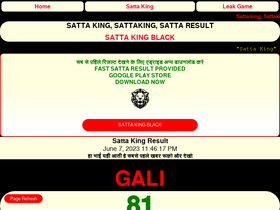 'satta-king-black.com' screenshot
