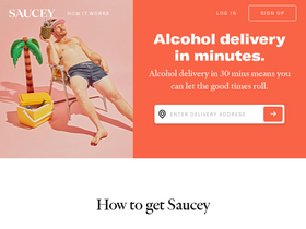 'saucey.com' screenshot