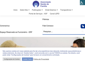 'saudedafamilia.org' screenshot