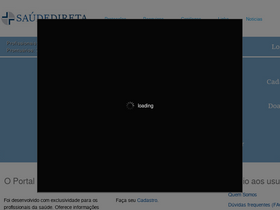 'saudedireta.com.br' screenshot