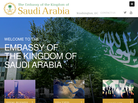 'saudiembassy.net' screenshot