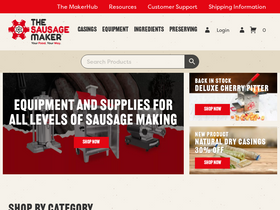 'sausagemaker.com' screenshot