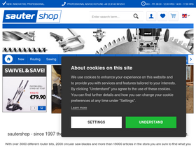 'sautershop.com' screenshot