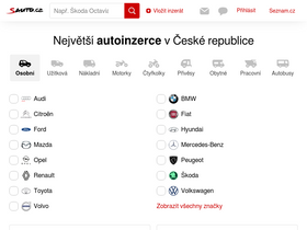 'sauto.cz' screenshot