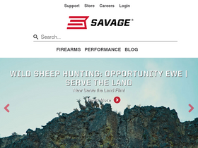 'savagearms.com' screenshot