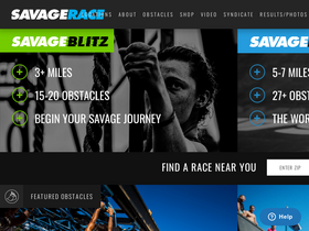 'savagerace.com' screenshot