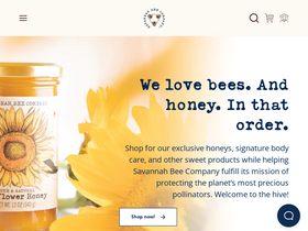 'savannahbee.com' screenshot