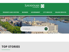'savannahga.gov' screenshot
