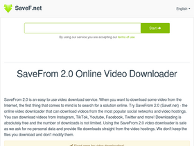'savef.net' screenshot