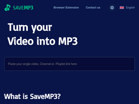 'savemp3.net' screenshot