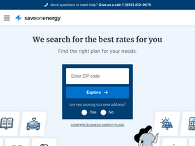'saveonenergy.com' screenshot
