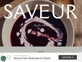 'saveur.com' screenshot