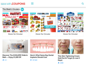 'savewith.coupons' screenshot