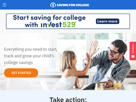 'savingforcollege.com' screenshot