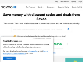 'savoo.co.uk' screenshot