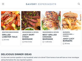 'savoryexperiments.com' screenshot