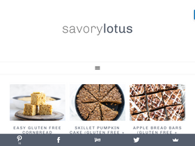 'savorylotus.com' screenshot