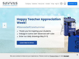 'savvas.com' screenshot