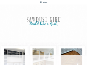 'sawdustgirl.com' screenshot