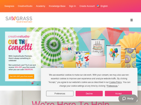 'sawgrassink.com' screenshot