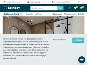 'sawiday.be' screenshot