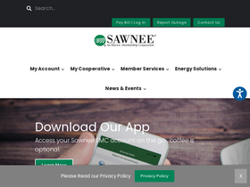 'sawnee.com' screenshot