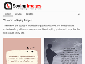 'sayingimages.com' screenshot