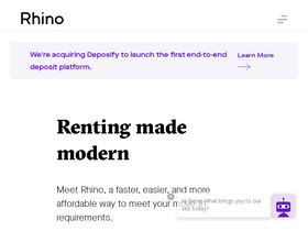 'sayrhino.com' screenshot