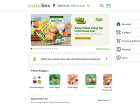 'sayurbox.com' screenshot