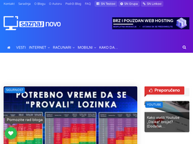 'saznajnovo.com' screenshot