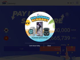 'sbicosmoney.com' screenshot